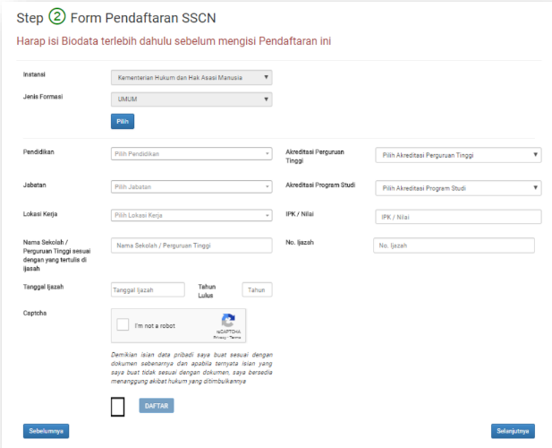 id belum sanggup dipakai untuk pendaftaran Link Registrasi sscn bkn go id Belum Dibuka Pelajari Cara Buat Akun Portal SSCN