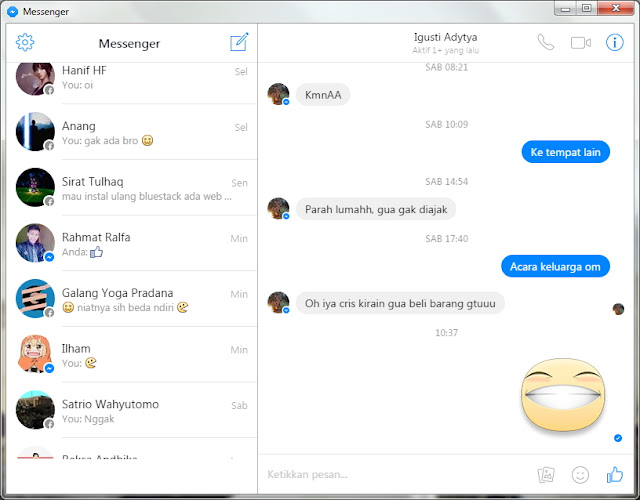 Messenger PC - Aplikasi Chatting Eksklusif untuk Facebook