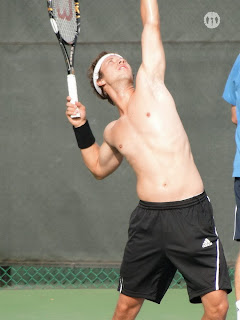 Philipp Kohlschreiber Shirtless at Cincinnati Open 2009