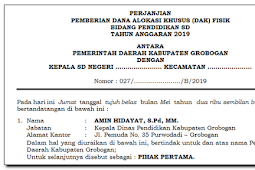 MOU DAK 2019 Pembuatan Toilet Sekolah