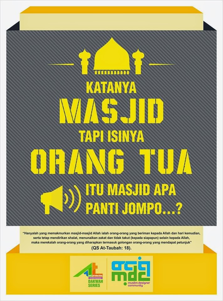 15 Desain  Poster  Dakwah Karya MDC Muslim Designer 