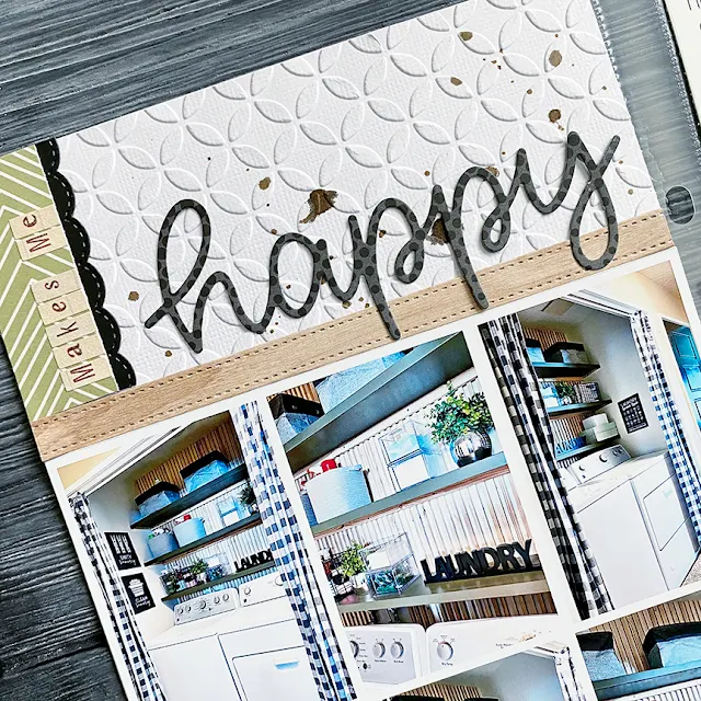 Sunny Studio Stamps: Scrapbooking Layout by Laura Vegas