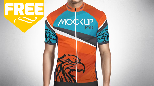 Download Bike Jersey Mockup | PSD | Free