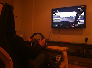 IKEA Poang racing cockpit
