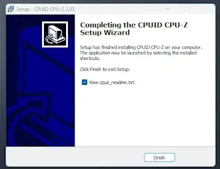 Install CPU-Z di Laptop