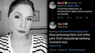 Agot Isidro, sinunog ang netizeng tinawag siyang may "funeraria look": "gag*..."