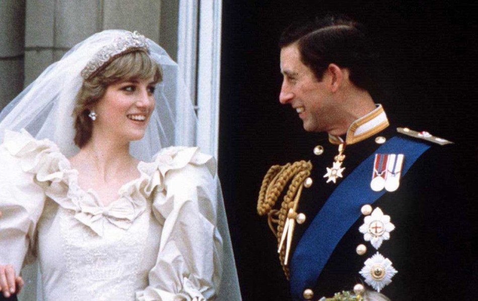 princess diana wedding dress train length. royal wedding dresses