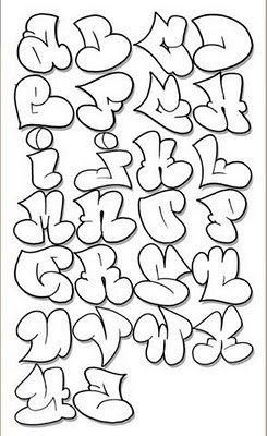 Graffiti-Letters-Alphabet-Designs-Sketches-A-Z-Bubble
