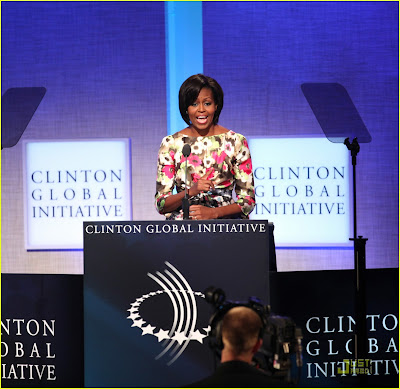 Barack Obama & Michelle Obama Attend CGI 2010 Photos