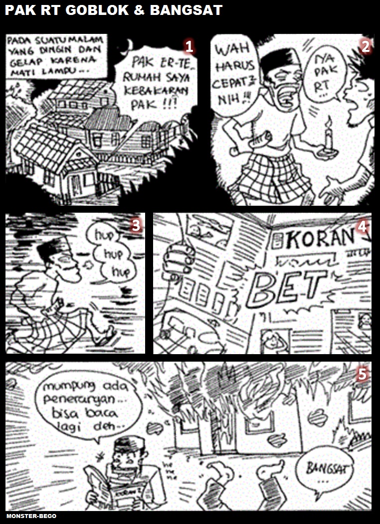 Monster Bego Komik Super Bego Super Lucu Karya Anak Indonesia