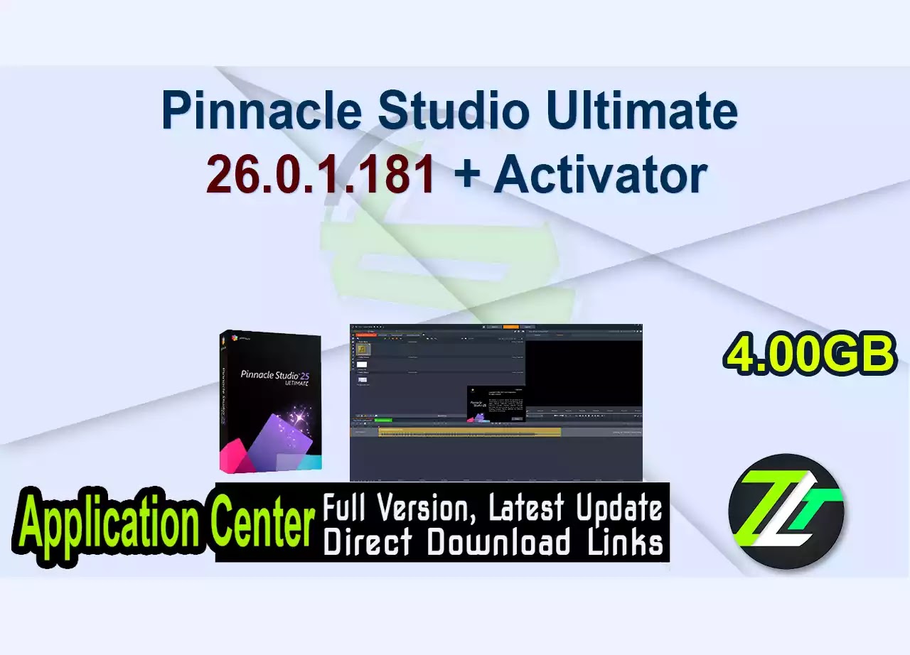 Pinnacle Studio Ultimate 26.0.1.181 + Activator