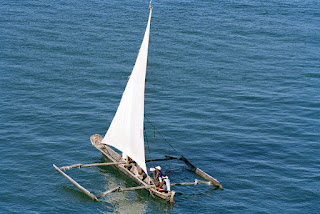 fishing boat, Kenya, Mombasa, Indian Ocean