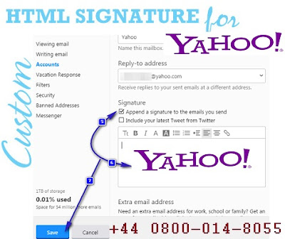 Yahoo Mail Signature