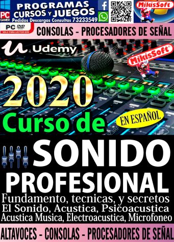 CURSO DE SONIDO PROFESIONAL - UDEMY- CONSOLAS MICROFONOS 