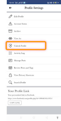 apni facebook profile ko lock kaise kare