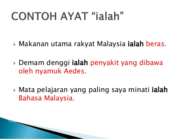Bahasa Melayu Study Notes Kata Pemeri