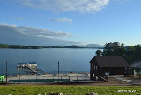 Pool and small marina