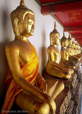 Wat Pho, o Templo do Buda Reclinado em Bangkok - Tailândia