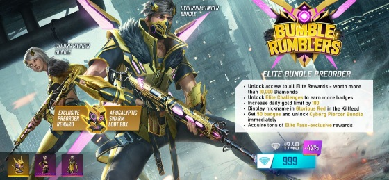 Free Fire Max Elite Pass Season 50 Redeem Code, Discount, Free Diamonds