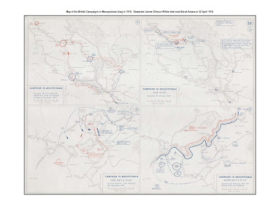 Map of Mesopotamian Campaign 1916