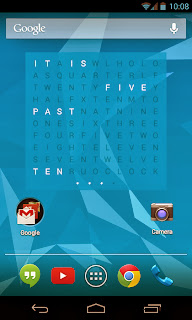 Holo Text Clock v1.0.1