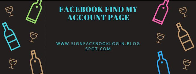 Facebook Find My Account Page