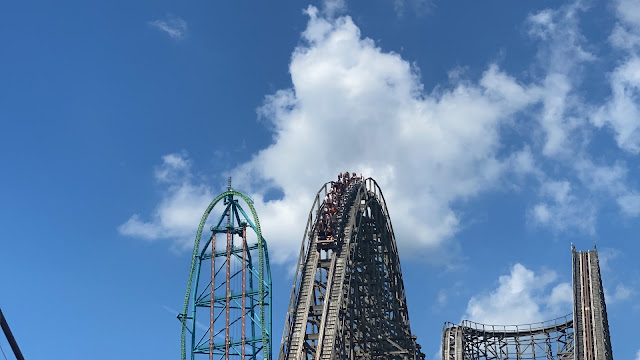 El Toro Wooden Roller Coaster First Camelback Six Flags Great Adventure