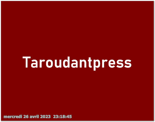"Taroudantpress - تارودانت بريس الرسمية: صحيفة مستقلة تتميز بتغطية شاملة للأحداث المحلية والوطنية والدولية"