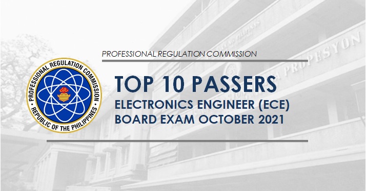 Top 10 Passers: October 2021 ECE board exam result