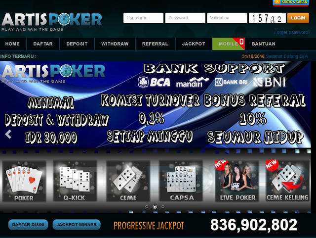 Agen Dewa Judi Poker Dan Domino Online Terbesar Dan Terpercaya