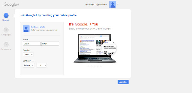Profil Google Plus +