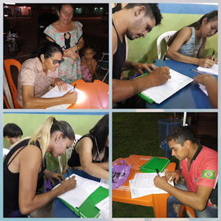 Coordenadoria do ICPET em Rurópolis promove coleta de assinaturas.