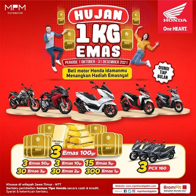 promo honda hujan emas 1kg