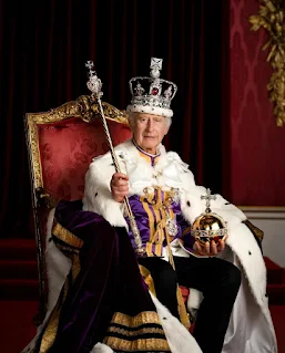 Official coronation portrait of King Charles III