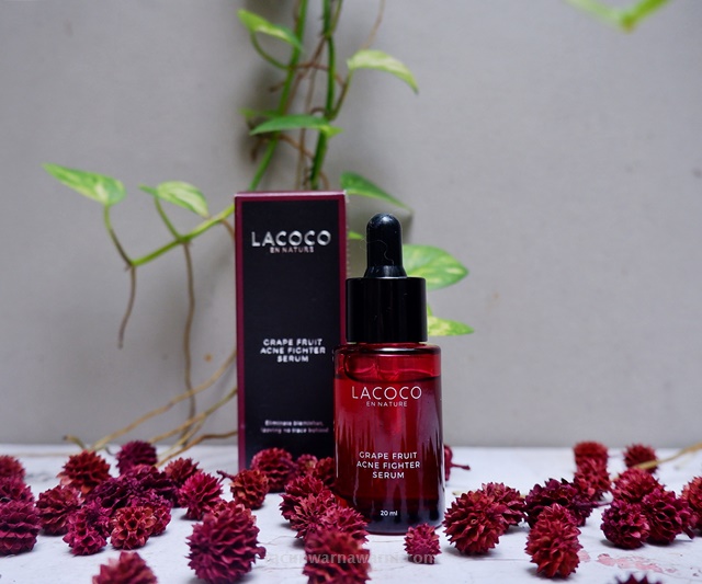 Review Lacoco Grape Fruit Acne Fighter Serum