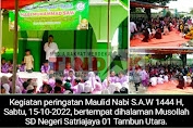 SD Negeri Satria Jaya 01 Tamara Gelar Acara Maulid Nabi 1444 H.