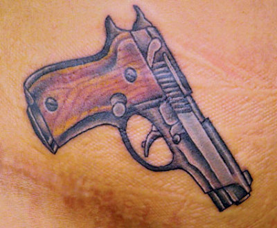 Gun Tattoos For Girls