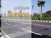 Arti Garis Marka Di Jalan Raya