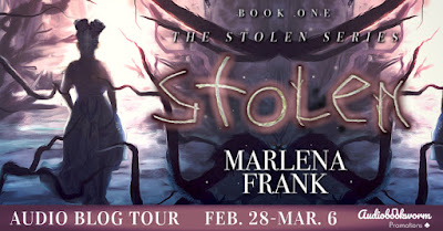 Audiobookworm tour banner for Stolen