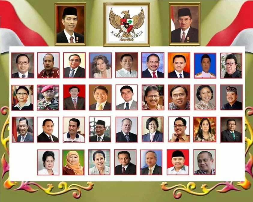 Apa Yang Anda Ketahui Susunan  Kabinet  Kerja Jokowi  JK  