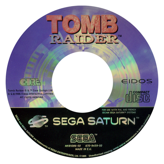 Tomb Raider 1996 CD