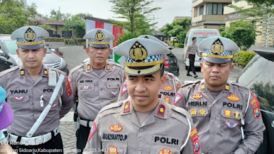 Antisipasi Kemacetan, Ini Penjelasan Kasatlantas Polresta Sidoarjo 