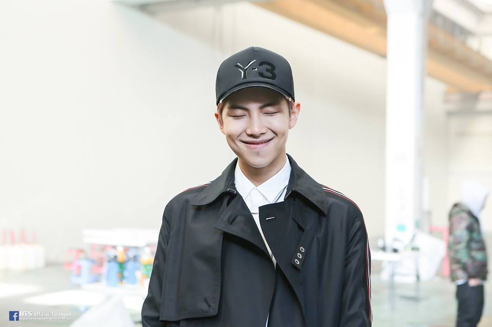 Kim Namjoon smile