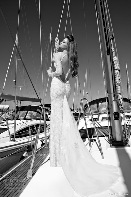 Galia Lahav bakcless wedding  dress 2013 2014
