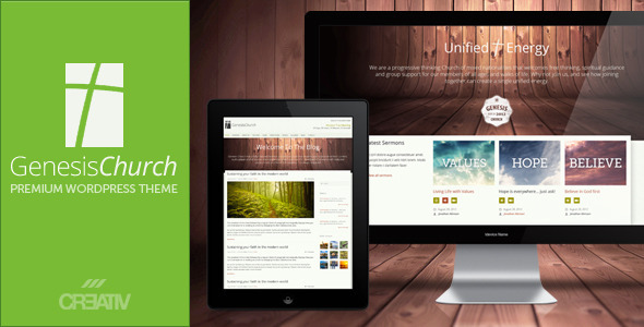 Genesis Church - Premium Responsive WordPress Them - Churches Nonprofit