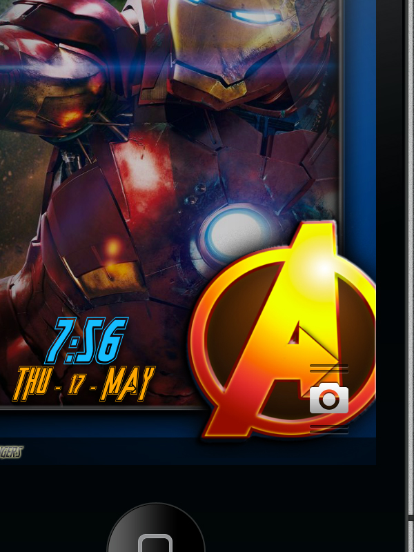 The Avengers LS (Animated) HD lockscreen theme Download Free for iPhone, iPod touch, iPad
