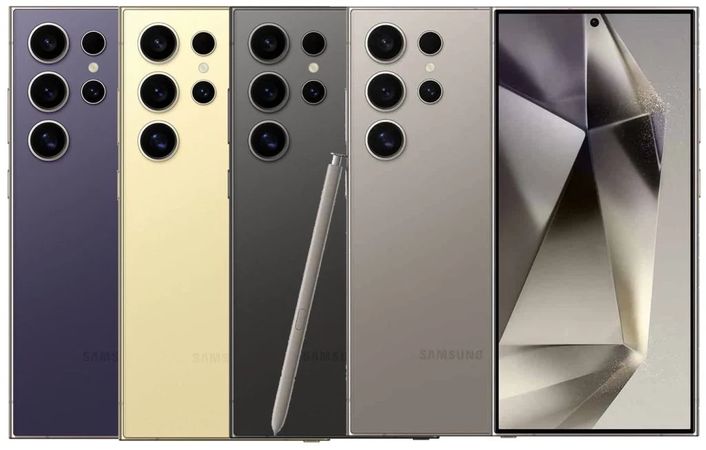 Samsung Galaxy S24 Ultra colours.