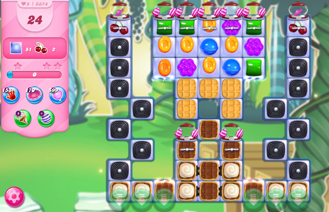 Candy Crush Saga level 6374