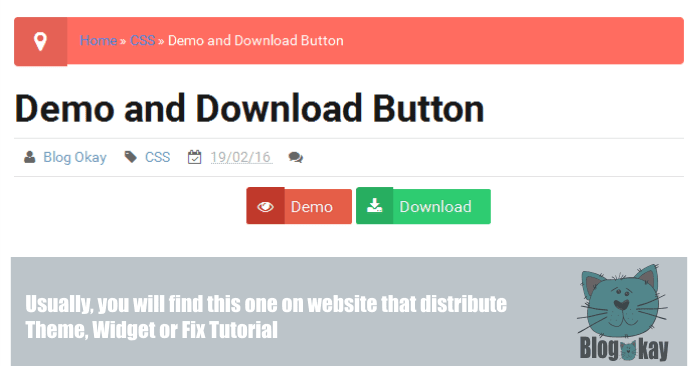 Demo and Download Button