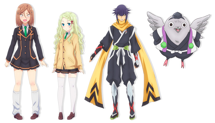 Ayakashi Triangle anime - personajes